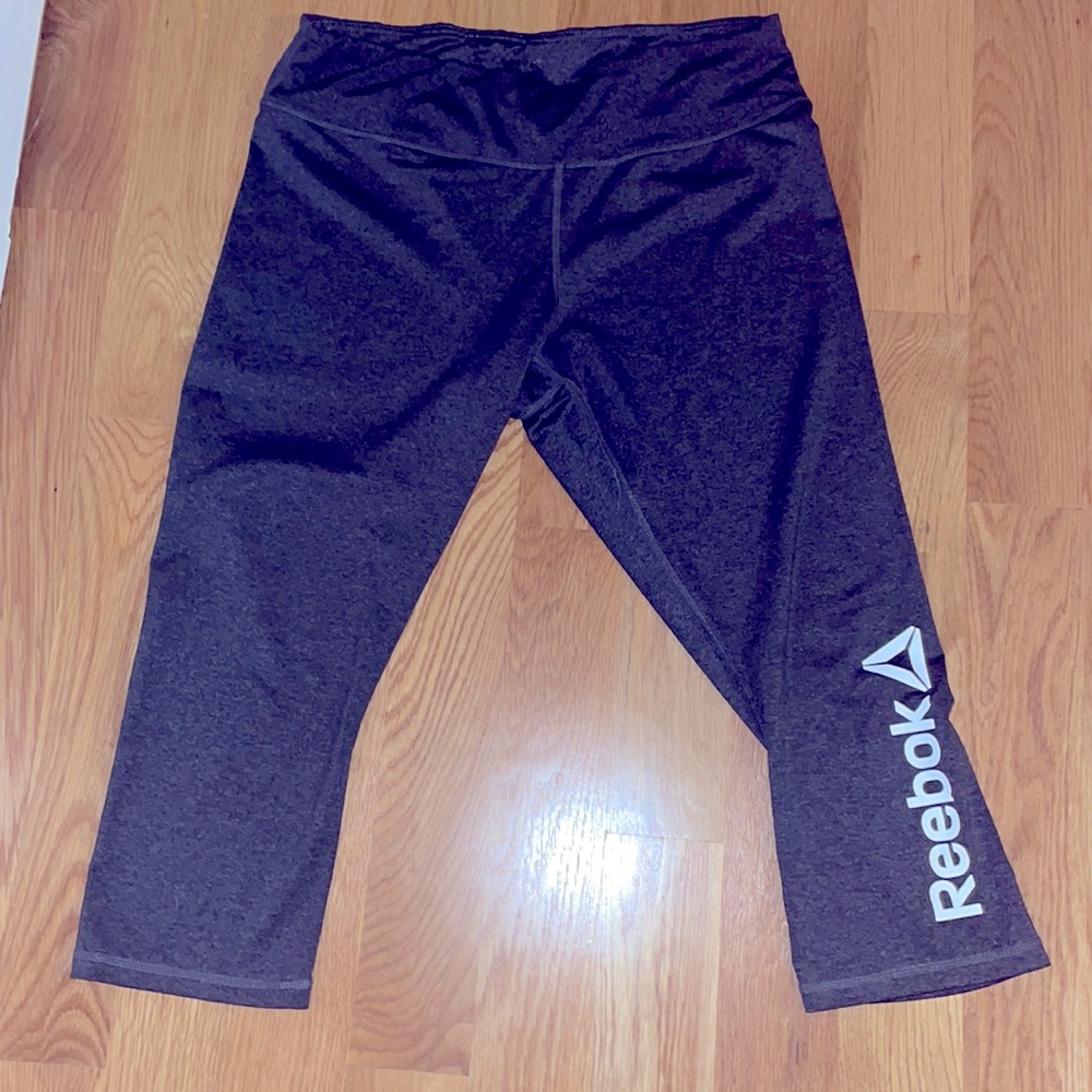 Reebok gray stretch yoga pants